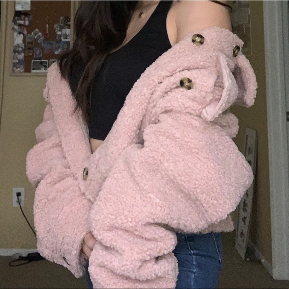 Pink Teddy Jacket - Picture 2 of 2